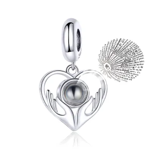 (image for) Pandora Style Silver 100 Languages I Love You Dangle - SCC1307