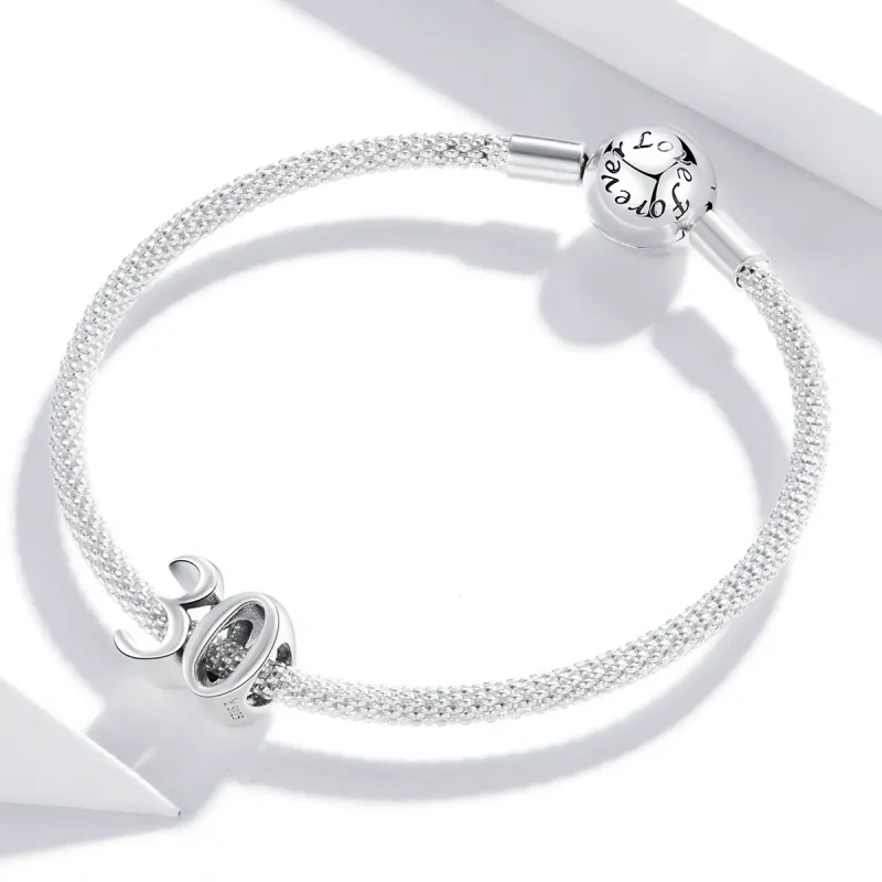 (image for) Pandora Style Silver 30Th Birthday Charm - SCC1622 - View 3