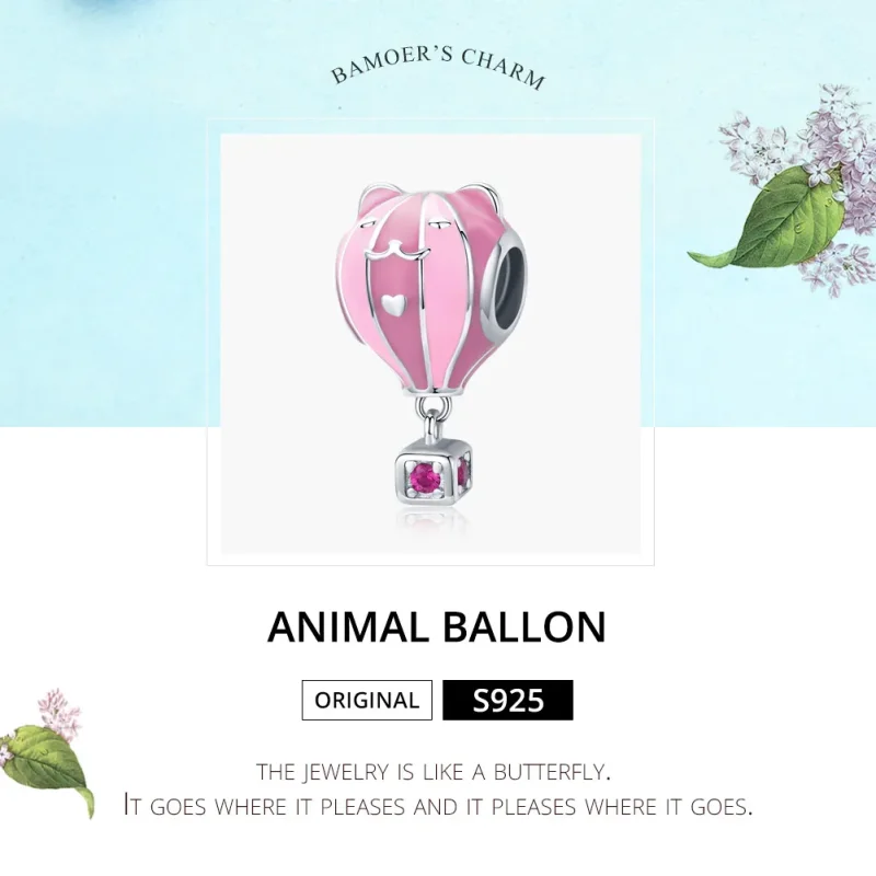 (image for) Pandora Style Silver Animal Ballon Charm - SCC1378 - View 6