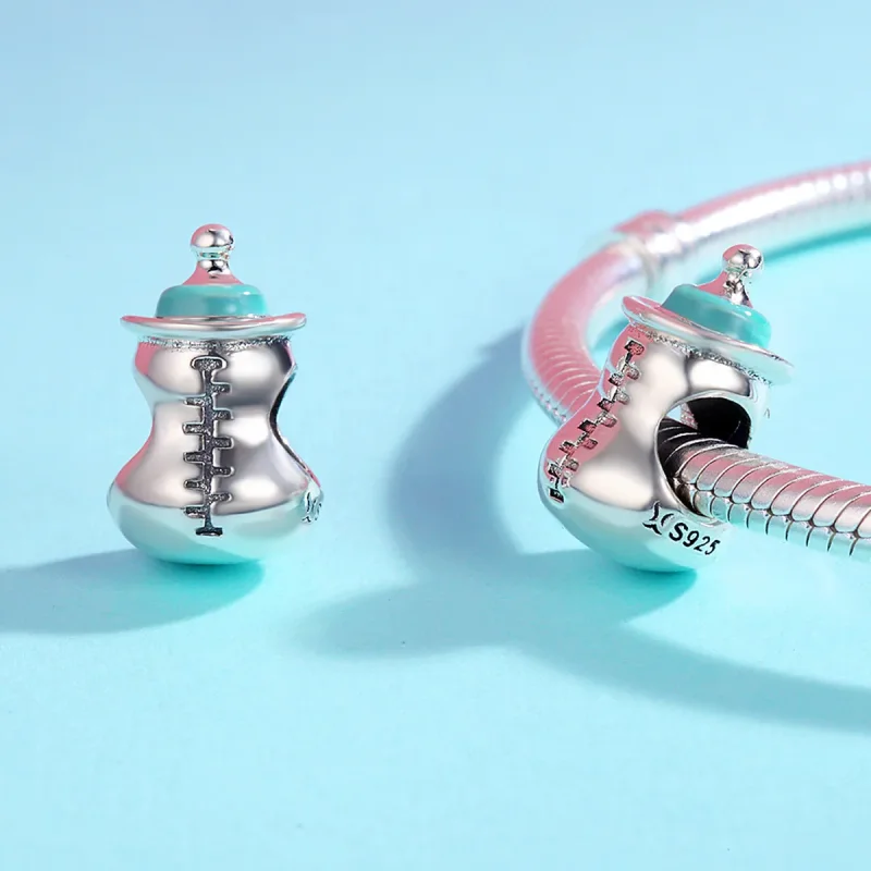 (image for) Pandora Style Silver Baby Bottle Charm - SCC361 - View 5