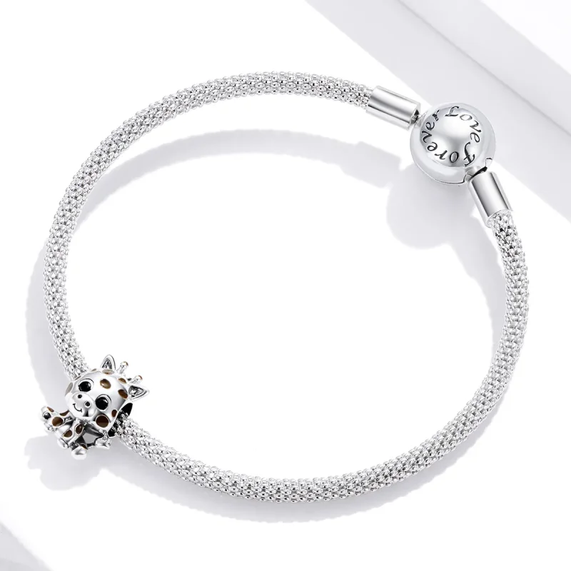 (image for) Pandora Style Silver Baby Giraffe Charm - SCC1691 - View 3