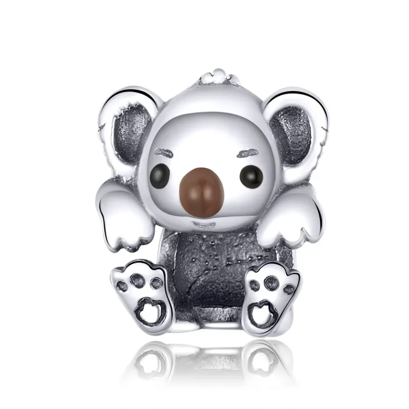 (image for) Pandora Style Silver Baby Koala Charm - SCC1304