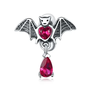 (image for) Pandora Style Silver Bat Charm - SCC1779