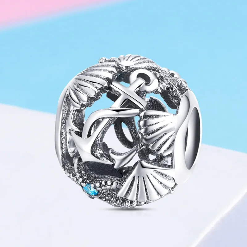 (image for) Pandora Style Silver Beach Charm - SCC995 - View 2