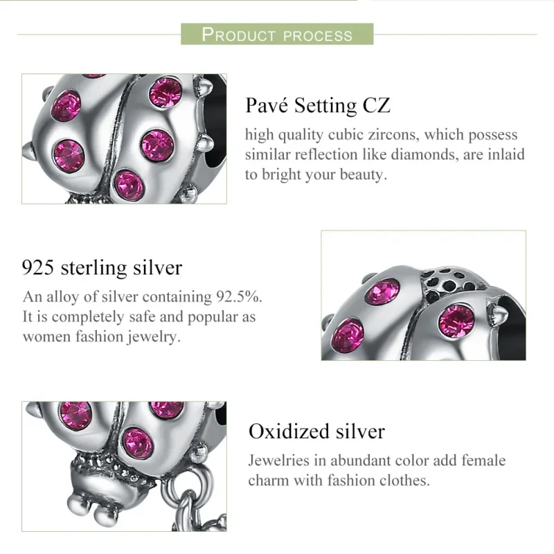 (image for) Pandora Style Silver Beatles' Story Charm - SCC364 - View 6