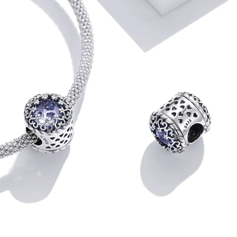 (image for) Pandora Style Silver Beauty Lasts Forever Charm - SCC1791 - View 4