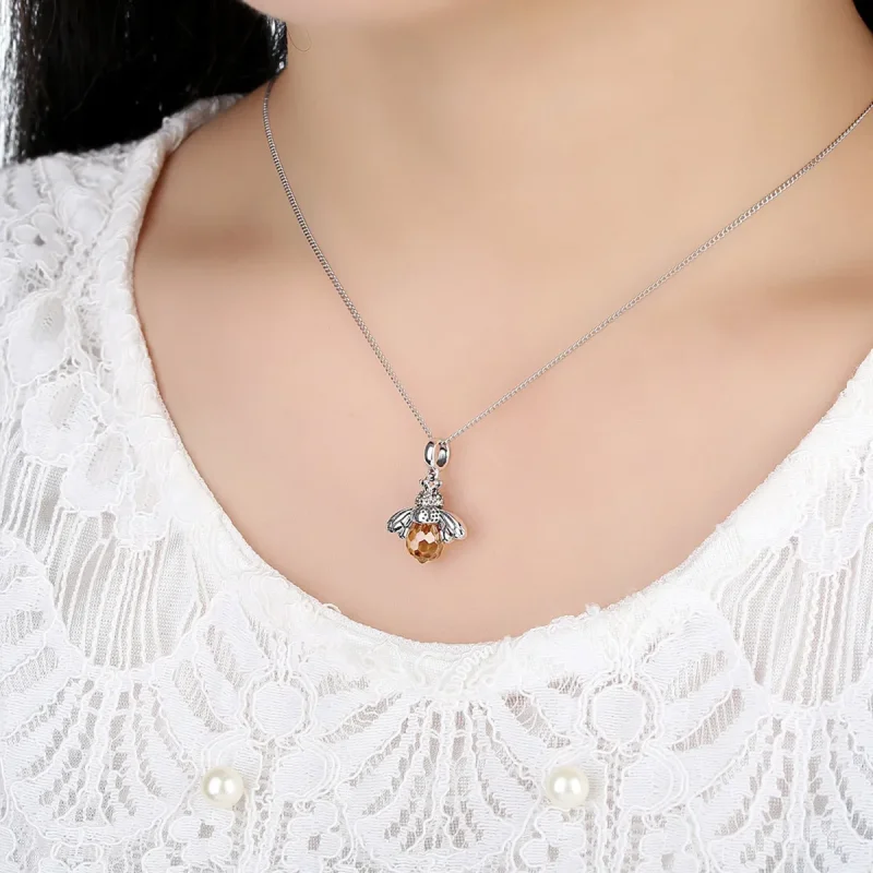 (image for) Pandora Style Silver Bee Dangle - SCC035 - View 2