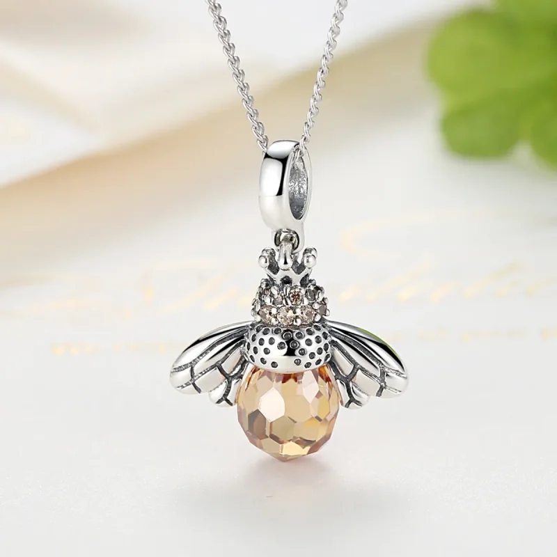 (image for) Pandora Style Silver Bee Dangle - SCC035 - View 3