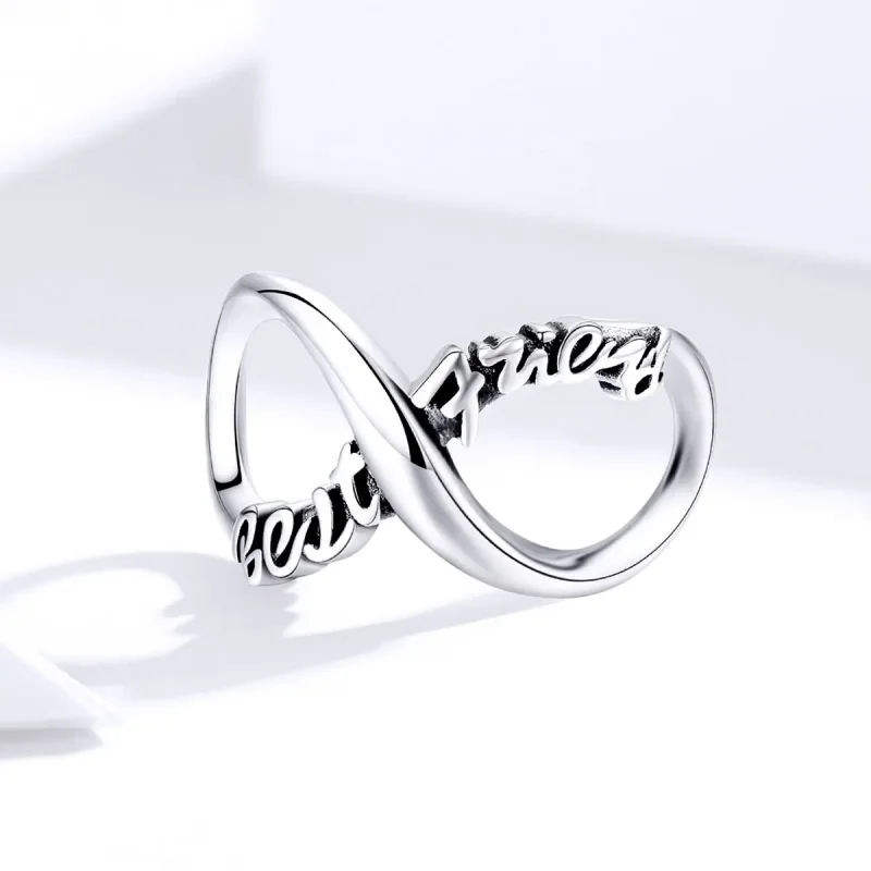 (image for) Pandora Style Silver Best Friends Forever Charm - SCC1344 - View 2