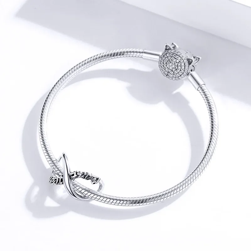 (image for) Pandora Style Silver Best Friends Forever Charm - SCC1344 - View 3