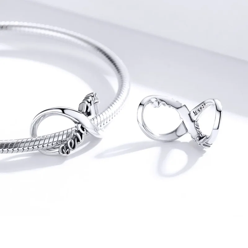 (image for) Pandora Style Silver Best Friends Forever Charm - SCC1344 - View 4