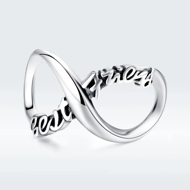 (image for) Pandora Style Silver Best Friends Forever Charm - SCC1344 - View 5