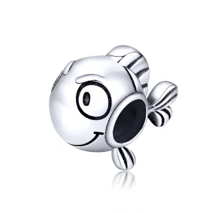 (image for) Pandora Style Silver Big Eyes Fish Charm - SCC1477