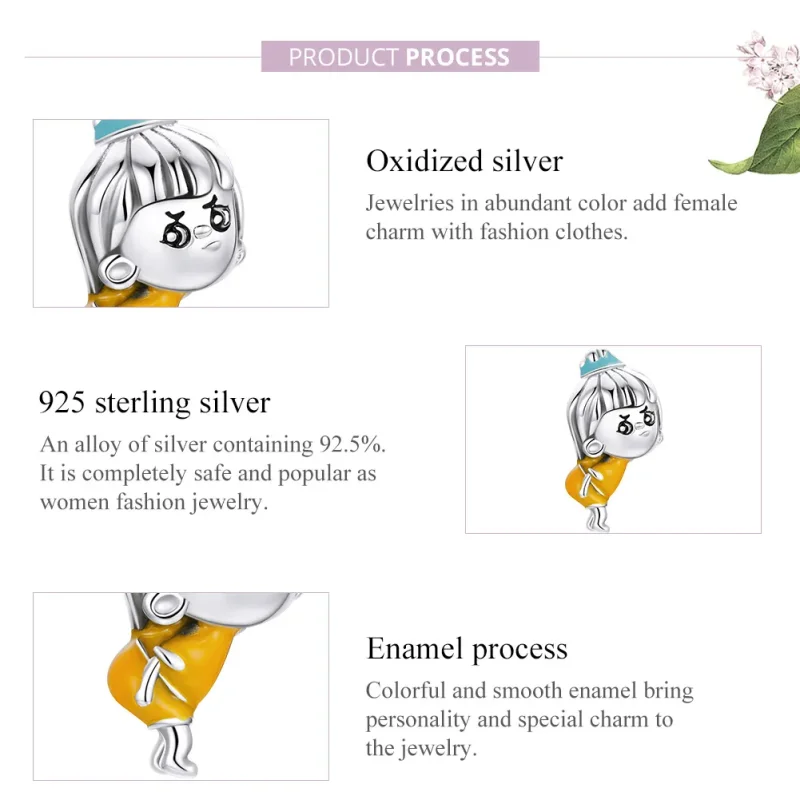 (image for) Pandora Style Silver Big Special Sister Charm - SCC1844 - View 6