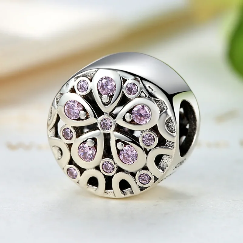 (image for) Pandora Style Silver Blooming Charm - SCC053 - View 6