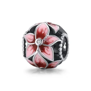 (image for) Pandora Style Silver Blooming Flower Charm - SCC1707