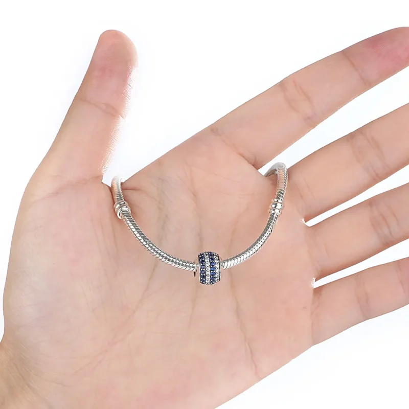 (image for) Pandora Style Silver Blue Coast Charm - SCC104 - View 4