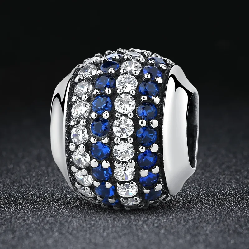 (image for) Pandora Style Silver Blue Coast Charm - SCC104 - View 5