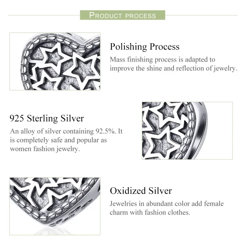 (image for) Pandora Style Silver Bosom Friend Charm - SCC1052 - View 4
