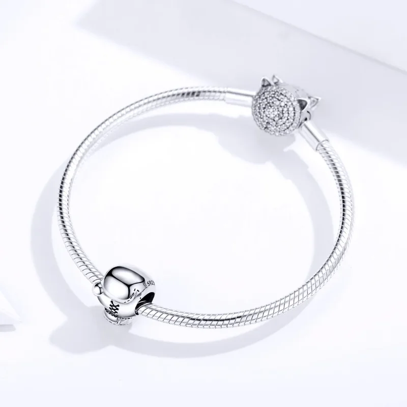 (image for) Pandora Style Silver Boxing Glove Charm - SCC1325 - View 3