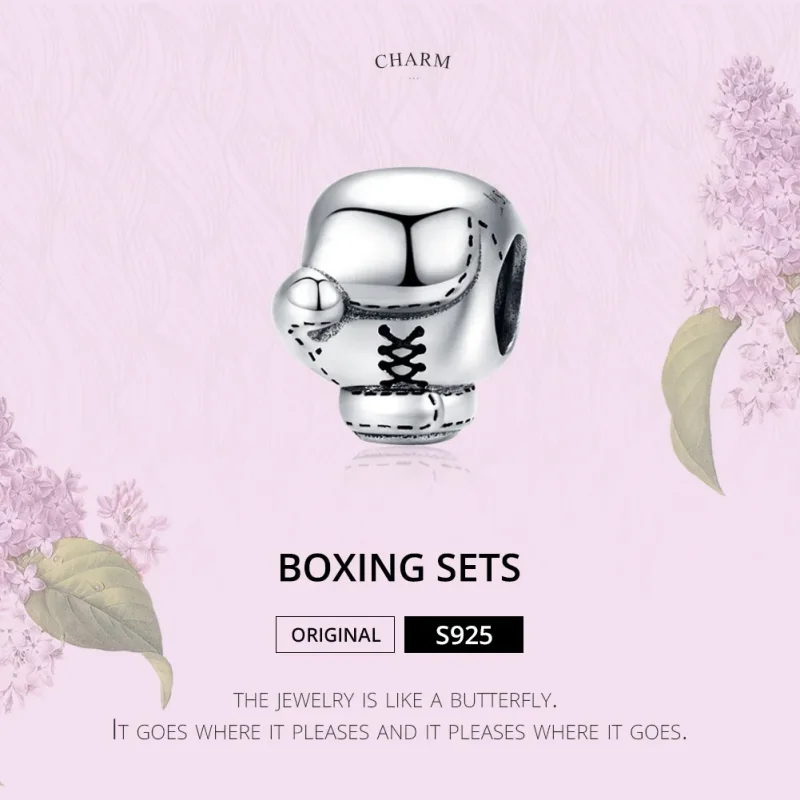 (image for) Pandora Style Silver Boxing Glove Charm - SCC1325 - View 6