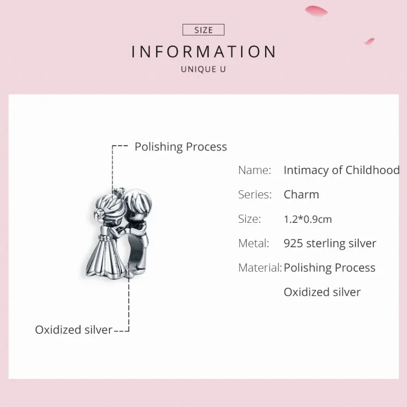 (image for) Pandora Style Silver Boy And Girl Dance Charm - SCC1565 - View 6