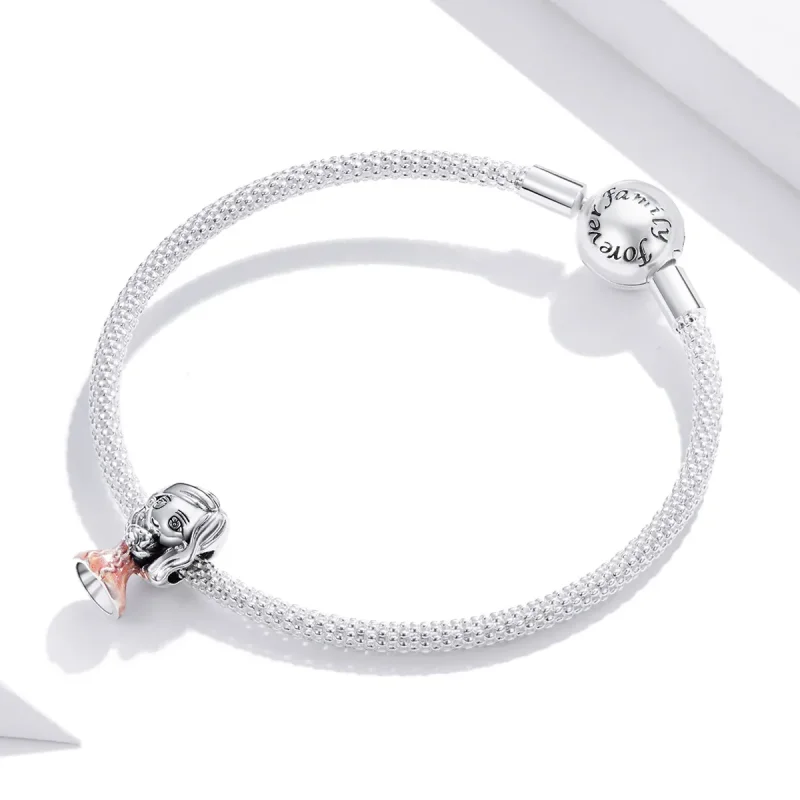 (image for) Pandora Style Silver Bride Charm - SCC1811 - View 3