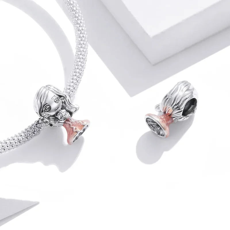 (image for) Pandora Style Silver Bride Charm - SCC1811 - View 4