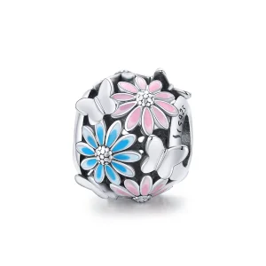 (image for) Pandora Style Silver Bright Daisies Charm - SCC1837