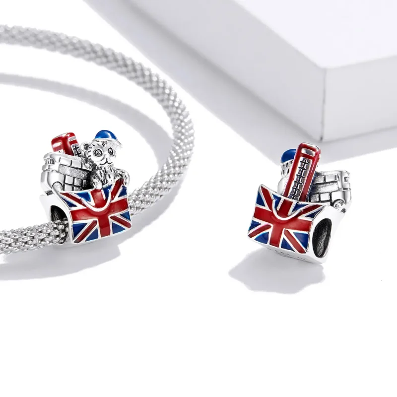 (image for) Pandora Style Silver British Gifts Charm - SCC1740 - View 4