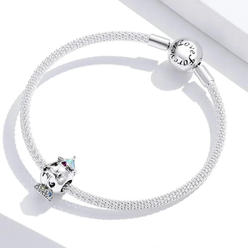 (image for) Pandora Style Silver Carousel Charm - SCC1499 - View 4
