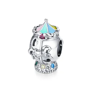(image for) Pandora Style Silver Carousel Charm - SCC1499