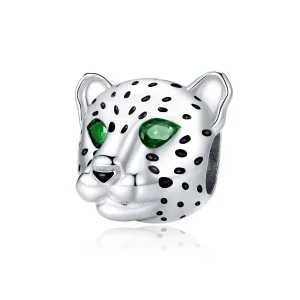 (image for) Pandora Style Silver Cheetah Head Charm - SCC1675