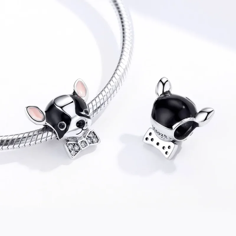 (image for) Pandora Style Silver Chihuahua Charm - SCC1310 - View 4