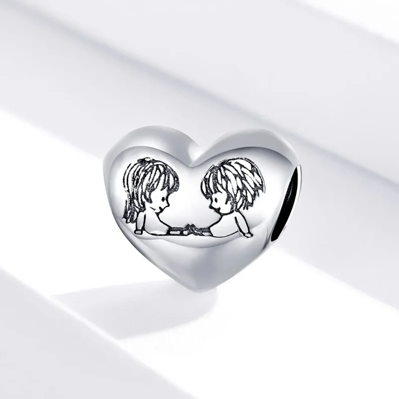 (image for) Pandora Style Silver Childrens Charm - SCC1516 - View 2