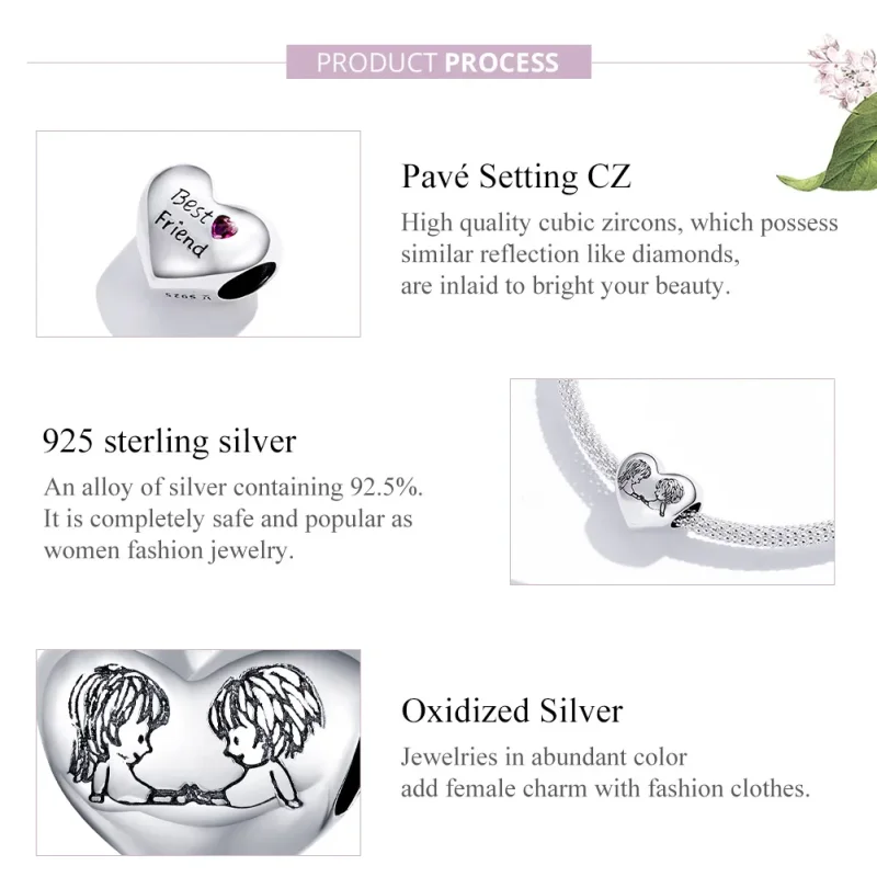(image for) Pandora Style Silver Childrens Charm - SCC1516 - View 8
