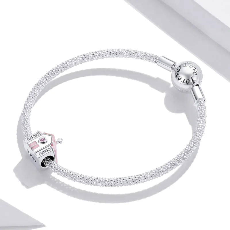 (image for) Pandora Style Silver Church Charm - SCC1810 - View 3