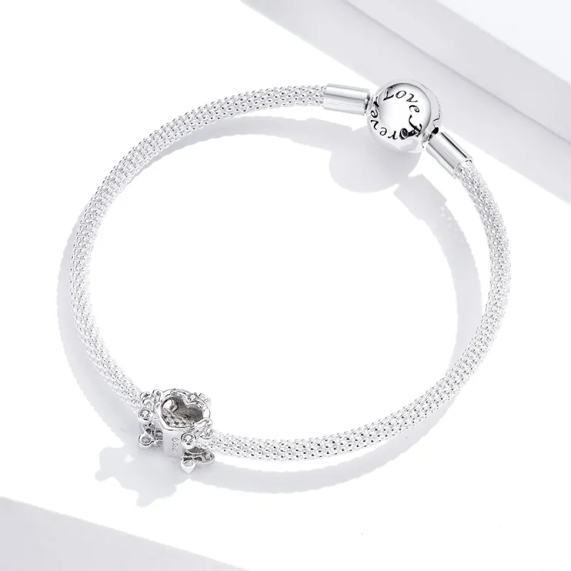 (image for) Pandora Style Silver Cinderella'S Pumpkin Car Charm - BSC270 - View 3