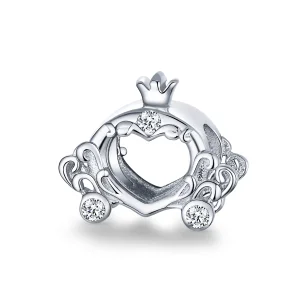 (image for) Pandora Style Silver Cinderella'S Pumpkin Car Charm - BSC270
