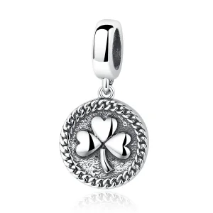 (image for) Pandora Style Silver Clover Dangle - SCC039