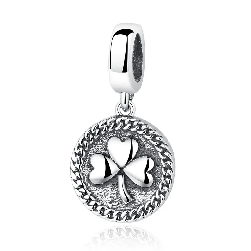 (image for) Pandora Style Silver Clover Dangle - SCC039
