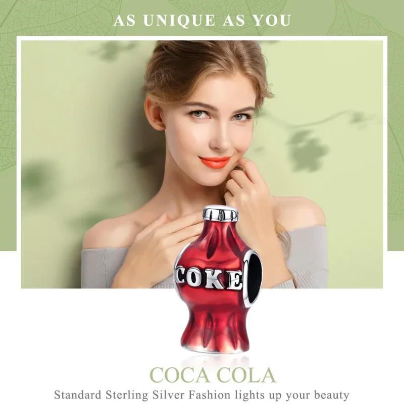 (image for) Pandora Style Silver Coca Cola Charm - SCC1159 - View 2