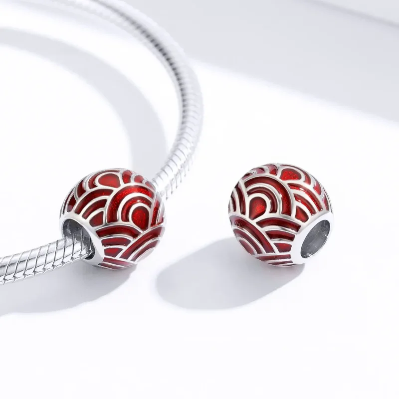 (image for) Pandora Style Silver Colorful Charm - BSC133 - View 2