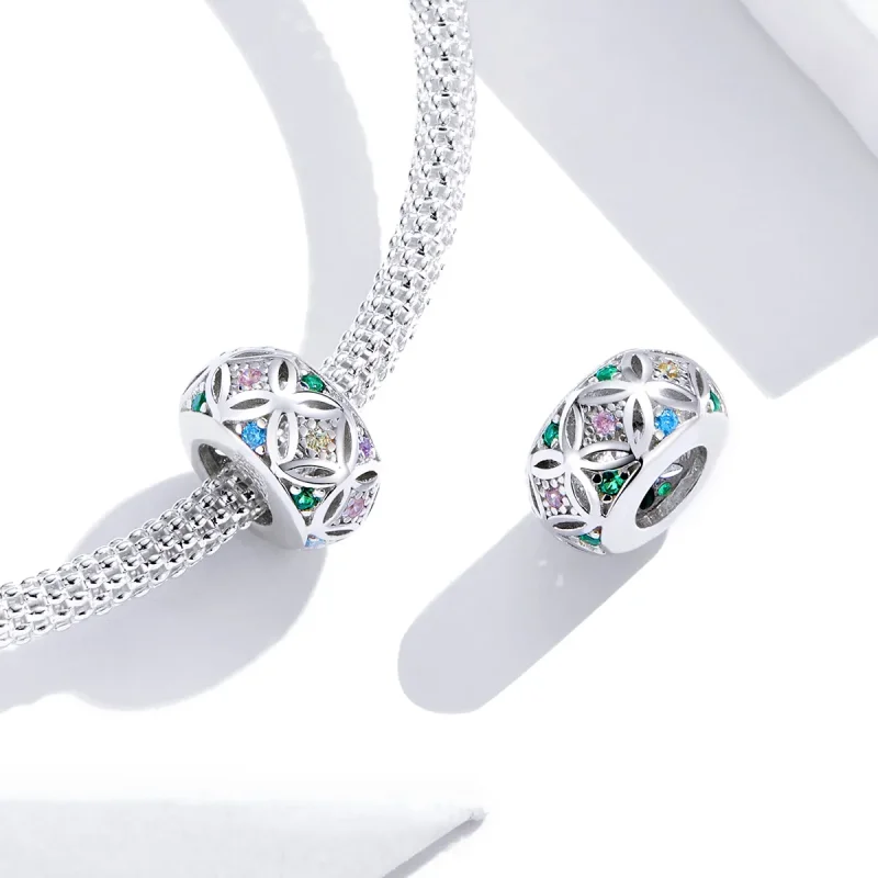 (image for) Pandora Style Silver Colorful Charm - BSC224 - View 4