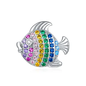 (image for) Pandora Style Silver Colorful Fish Charm - SCC1803