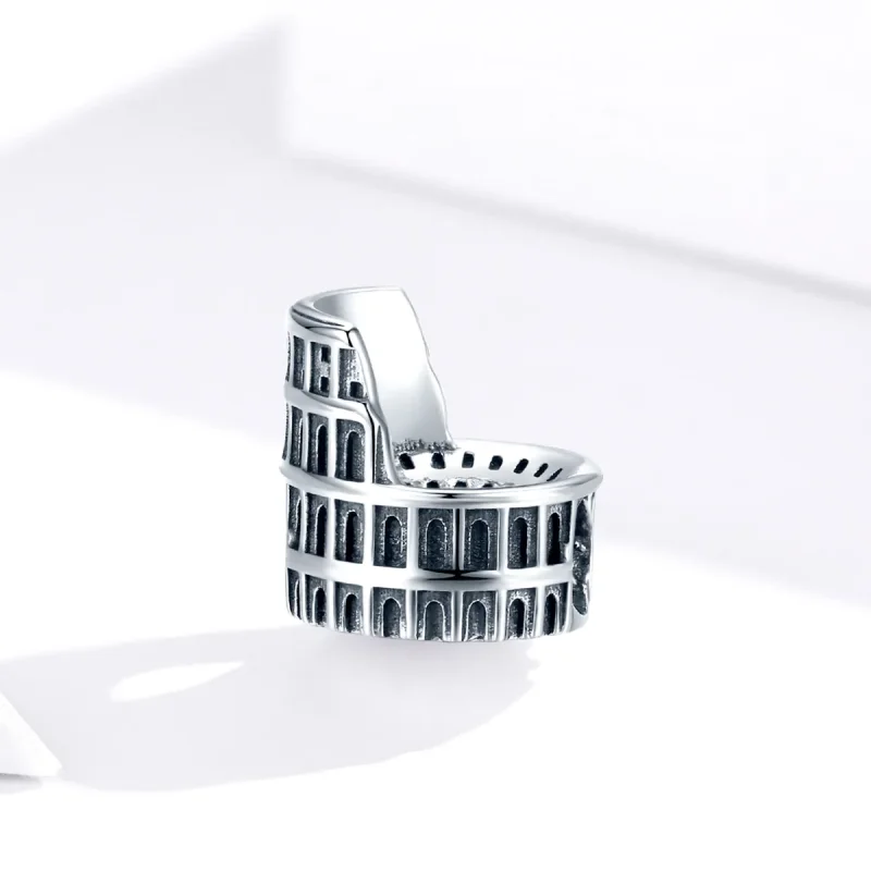 (image for) Pandora Style Silver Colosseum Charm - SCC1543 - View 4