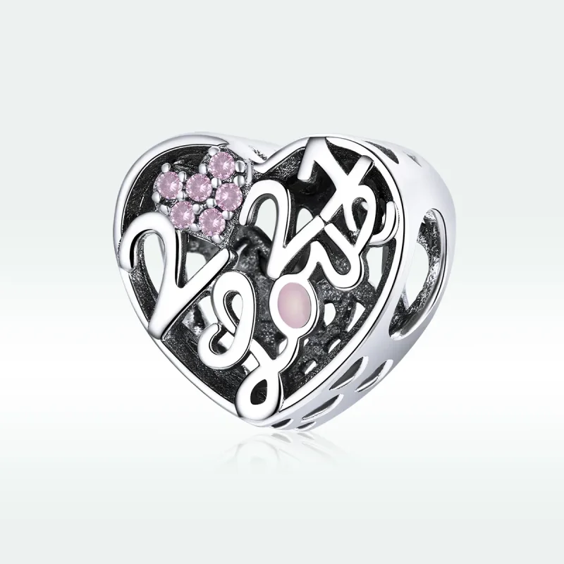 (image for) Pandora Style Silver Confession of Love 2021 Charm - SCC1743 - View 5