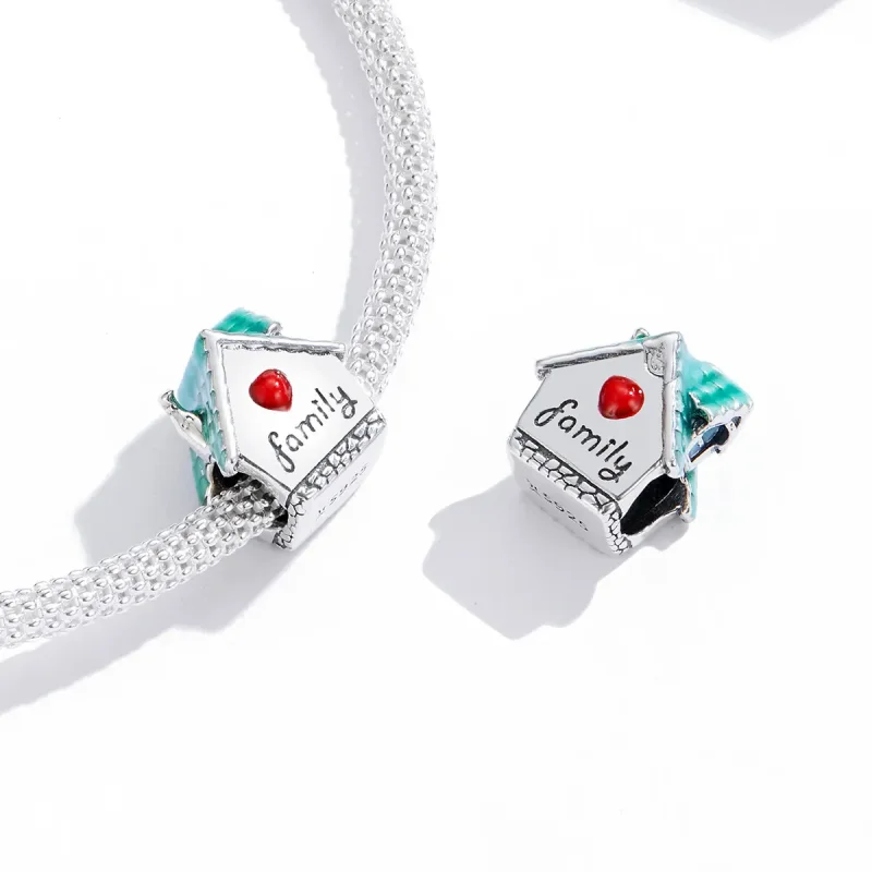 (image for) Pandora Style Silver Cozy Cottage Charm - SCC1518 - View 4