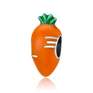 (image for) Pandora Style Silver Cute Carrot Charm - SCC1591