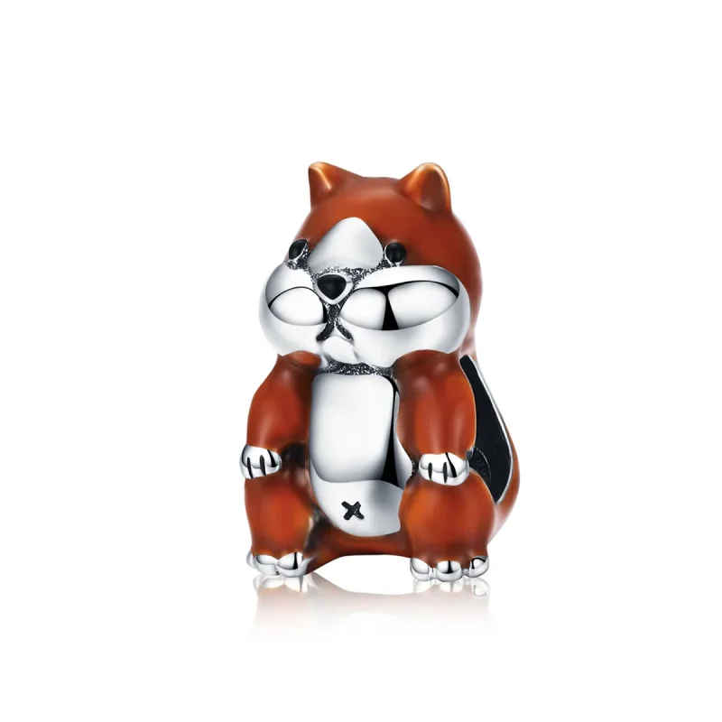 (image for) Pandora Style Silver Cute Little Hamster Charm - SCC1167